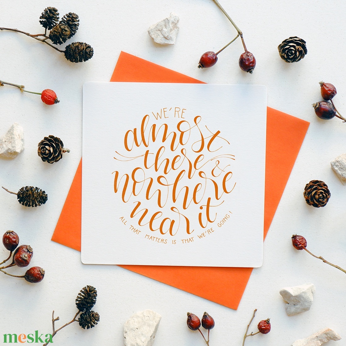 ALMOST THERE kalligráfia / print - művészet - grafika & illusztráció - művészi nyomat - Meska.hu