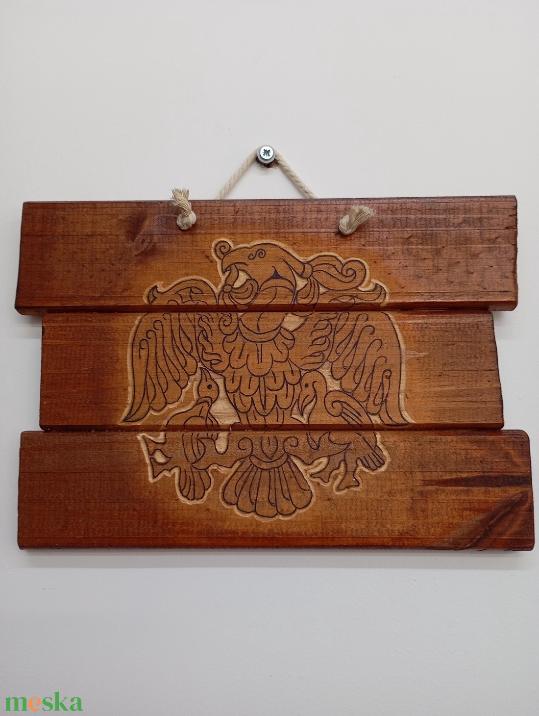 Turulmadár falidekor - művészet - festmény - festmény vegyes technika - Meska.hu