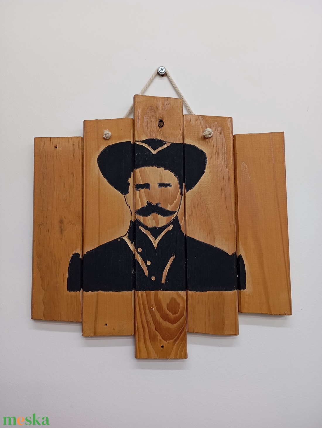 Rózsa Sándor portré - otthon & életmód - dekoráció - fali és függő dekoráció - betű & név - Meska.hu