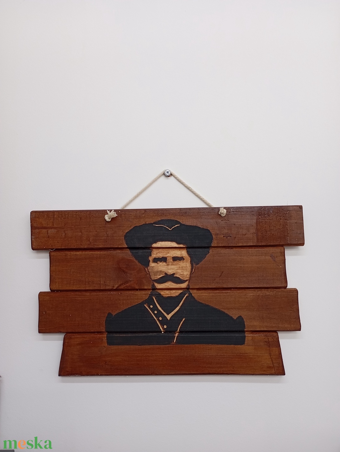 Rózsa Sándor portré - otthon & életmód - dekoráció - fali és függő dekoráció - falra akasztható dekor - Meska.hu