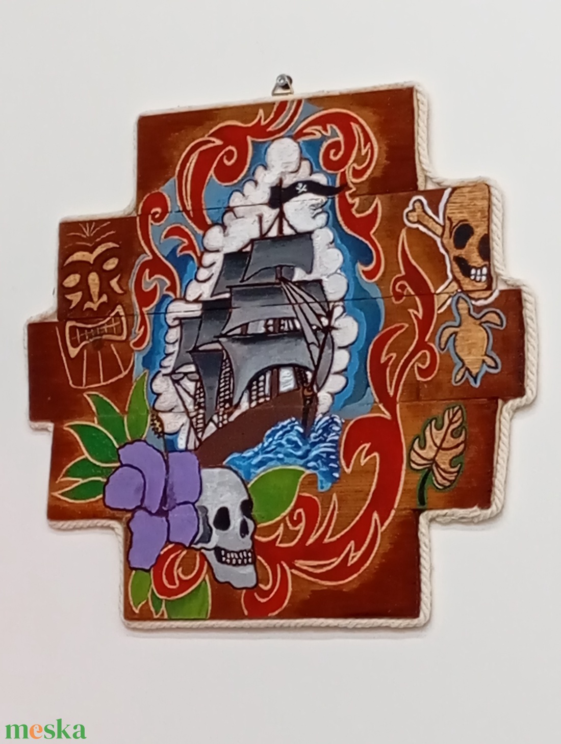 A Fekete Gyöngy falidekor - otthon & életmód - dekoráció - kép & falikép - több részes kép - Meska.hu