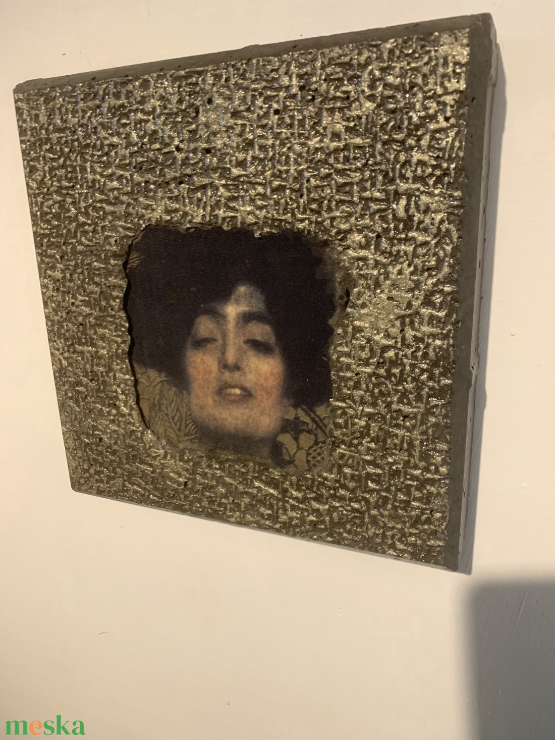 Klimt beton falikép - otthon & életmód - dekoráció - kép & falikép - 3d képek - Meska.hu