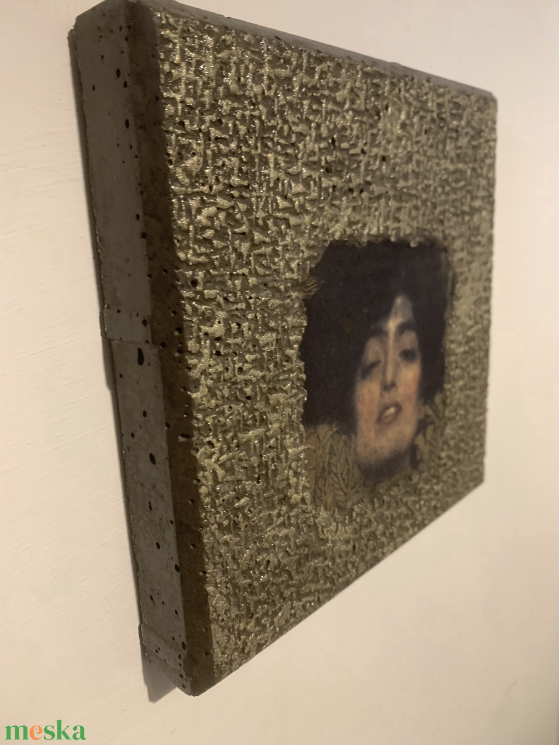 Klimt beton falikép - otthon & életmód - dekoráció - kép & falikép - 3d képek - Meska.hu