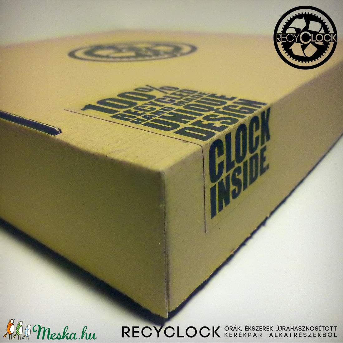 recyclock CAS-105 - falióra újrahasznosított kerékpár alkatrészből -  - Meska.hu
