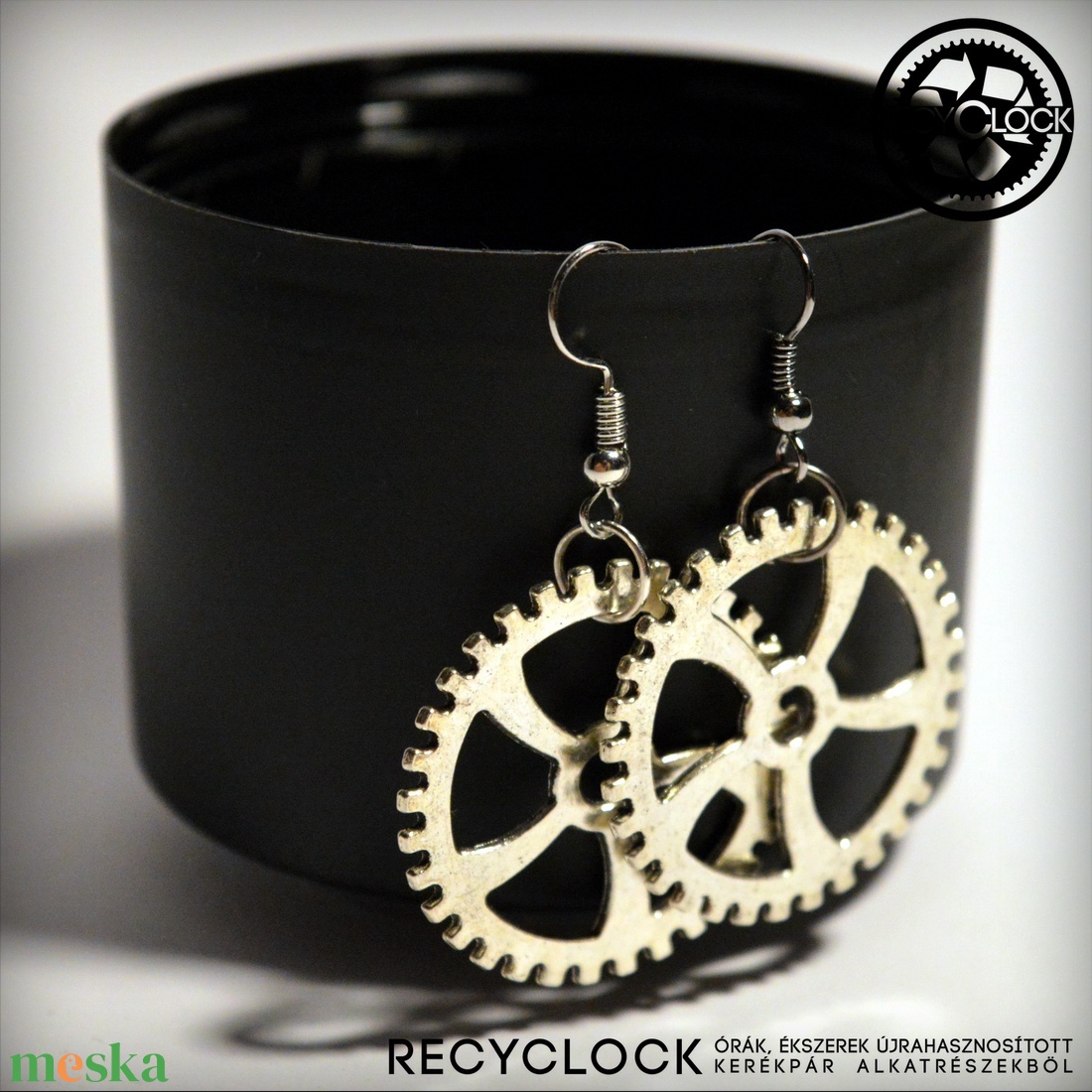 recyclock ERR-001 bringás fülbevaló - ékszer - fülbevaló - lógós kerek fülbevaló - Meska.hu recyclock ERR-001 bringás fülbevaló - ékszer - fülbevaló - lógós kerek fülbevaló - Meska.hu