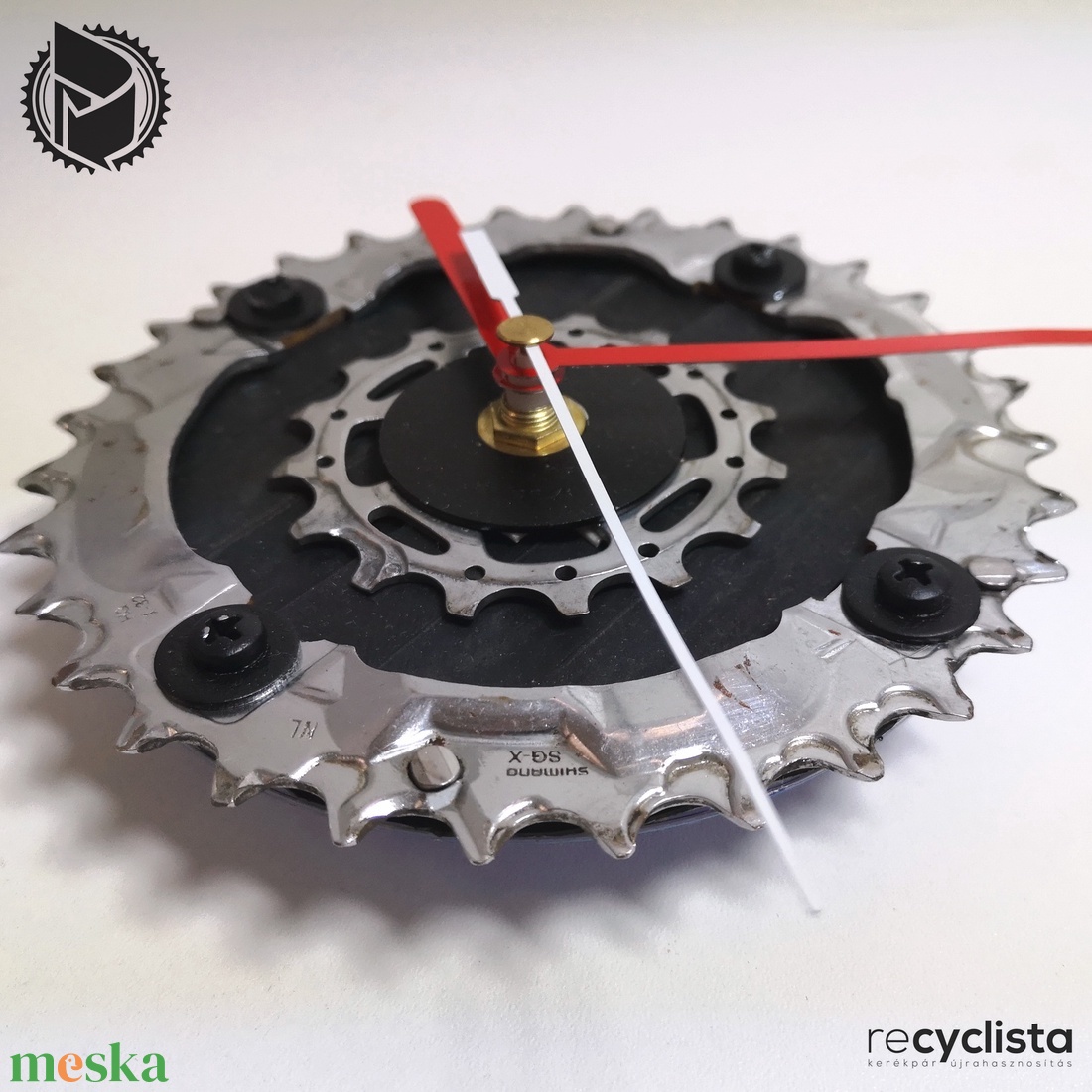 recyclock MES-S-005 - falióra újrahasznosított kerékpár alkatrészből - otthon & életmód - dekoráció - fali és függő dekoráció - falióra & óra - Meska.hu recyclock MES-S-005 - falióra újrahasznosított kerékpár alkatrészből - otthon & életmód - dekoráció - fali és függő dekoráció - falióra & óra - Meska.hu