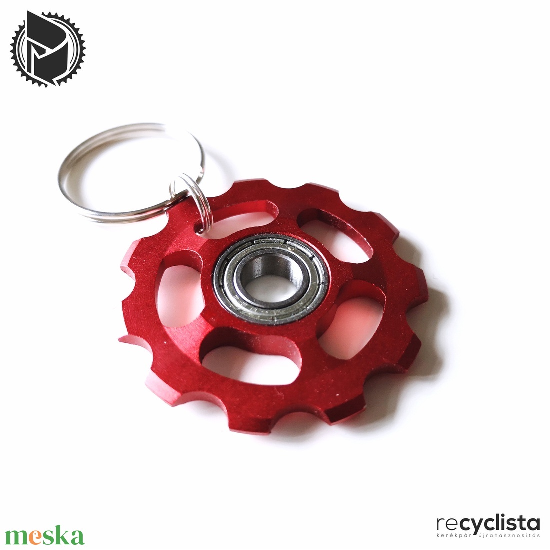 recyclista WH-04 kulcstartó kerékpár váltógörgőből - piros - táska & tok - kulcstartó & táskadísz - kulcstartó - Meska.hu recyclista WH-04 kulcstartó kerékpár váltógörgőből - piros - táska & tok - kulcstartó & táskadísz - kulcstartó - Meska.hu