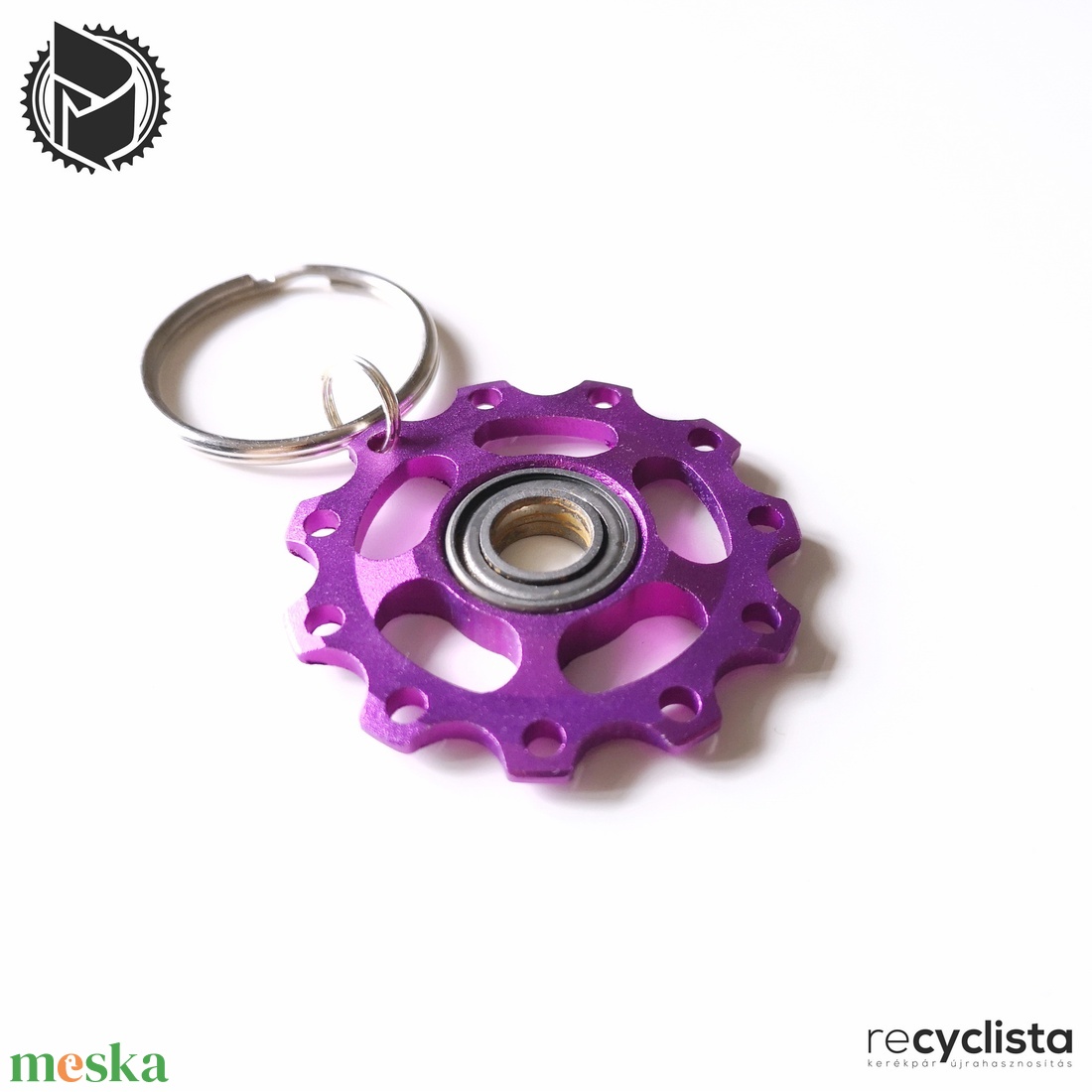recyclista WH-02 kulcstartó kerékpár váltógörgőből - lila - táska & tok - kulcstartó & táskadísz - kulcstartó - Meska.hu recyclista WH-02 kulcstartó kerékpár váltógörgőből - lila - táska & tok - kulcstartó & táskadísz - kulcstartó - Meska.hu