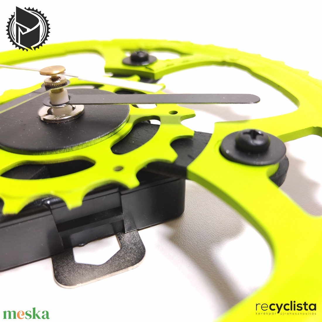 recyclock MES-043 - falióra újrahasznosított kerékpár alkatrészekből - méregzöld - otthon & életmód - dekoráció - fali és függő dekoráció - falióra & óra - Meska.hu recyclock MES-043 - falióra újrahasznosított kerékpár alkatrészekből - méregzöld - otthon & életmód - dekoráció - fali és függő dekoráció - falióra & óra - Meska.hu