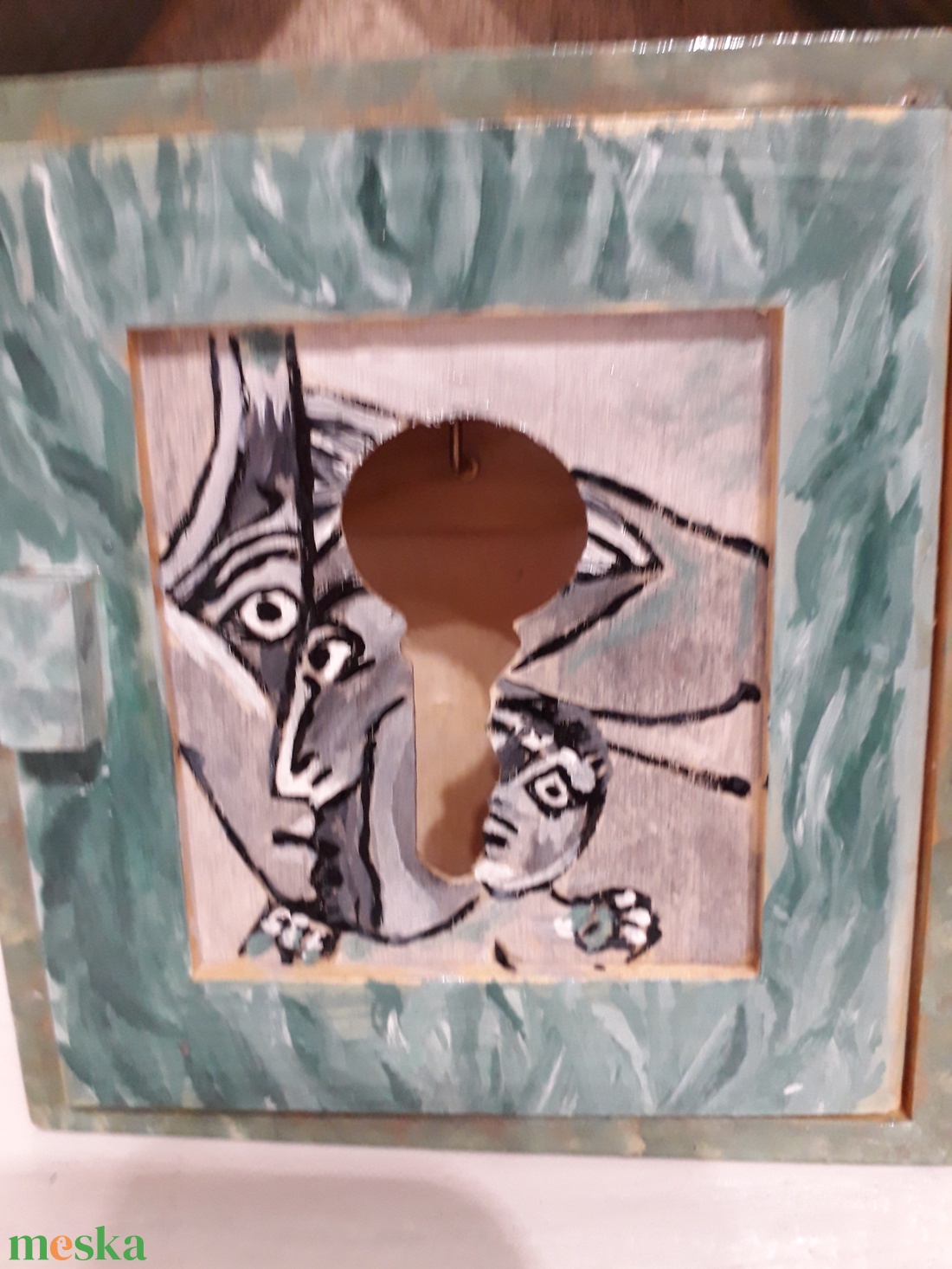 Fali kulcstartó, Picasso stílusú dekorációval - otthon & életmód - dekoráció - fali és függő dekoráció - fali kulcstartó - Meska.hu Fali kulcstartó, Picasso stílusú dekorációval - otthon & életmód - dekoráció - fali és függő dekoráció - fali kulcstartó - Meska.hu