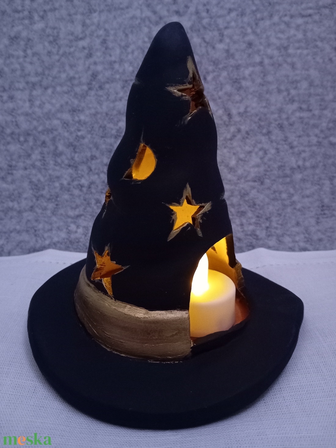 Boszorkány kalap - otthon & életmód - dekoráció - halloween - halloweeni asztaldísz - Meska.hu Boszorkány kalap - otthon & életmód - dekoráció - halloween - halloweeni asztaldísz - Meska.hu