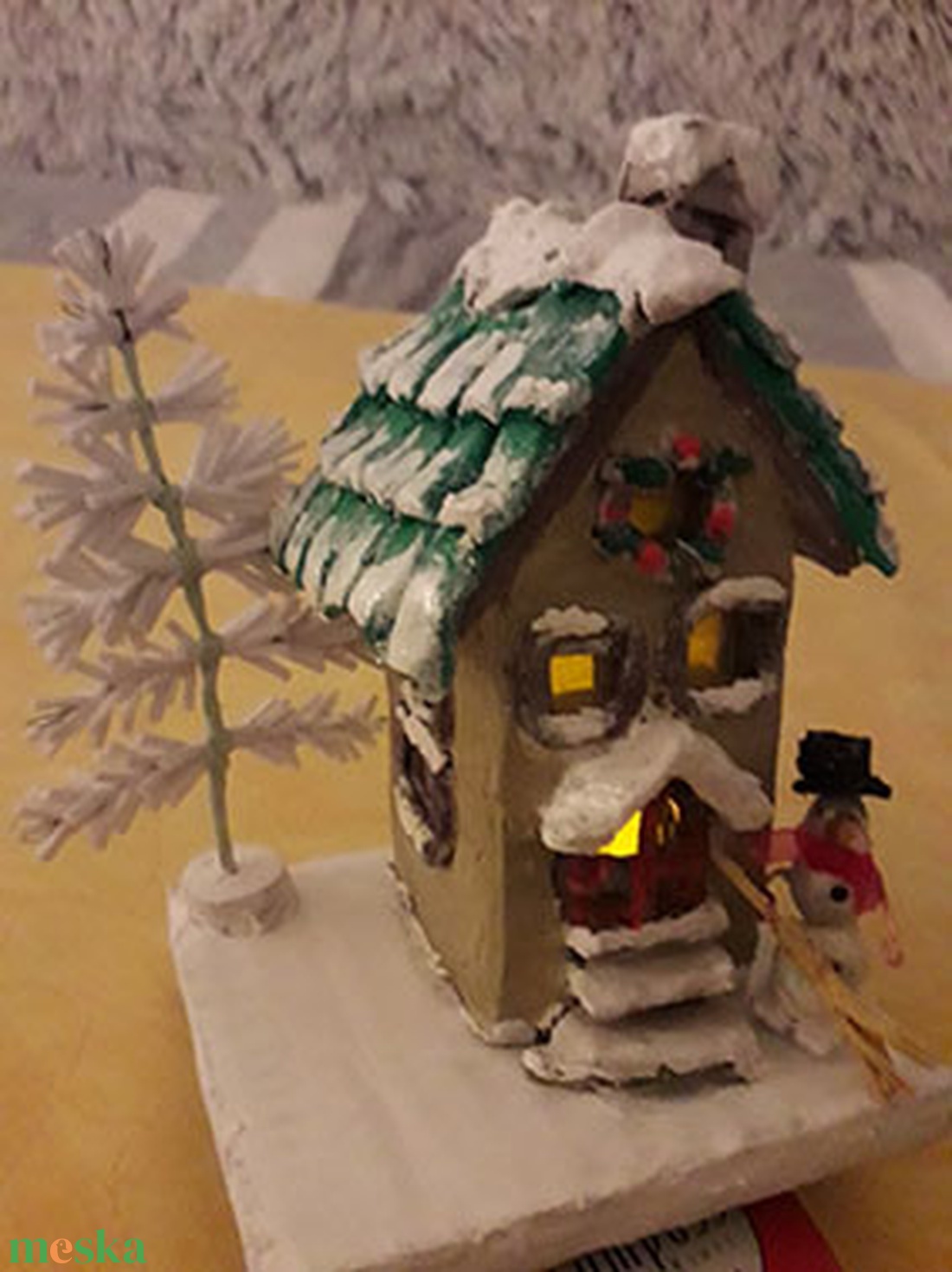 Karácsonyi dekoráció, led világítással - karácsony - karácsonyi lakásdekoráció - ünnepi asztaldekoráció - Meska.hu Karácsonyi dekoráció, led világítással - karácsony - karácsonyi lakásdekoráció - ünnepi asztaldekoráció - Meska.hu