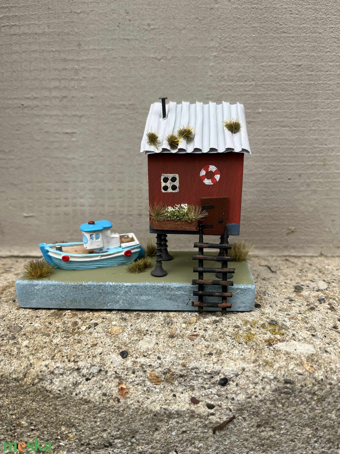 Újrahasznosított fából készült cölöpház, lakásdísz - otthon & életmód - dekoráció - dísztárgy - Meska.hu Újrahasznosított fából készült cölöpház, lakásdísz - otthon & életmód - dekoráció - dísztárgy - Meska.hu