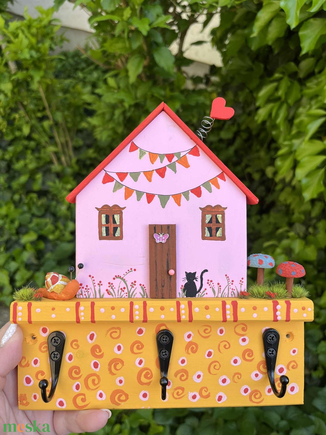 Fali fogas, újrahasznosított fából - otthon & életmód - bútor - fogas - Meska.hu