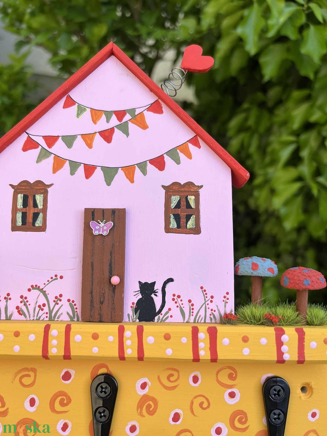 Fali fogas, újrahasznosított fából - otthon & életmód - bútor - fogas - Meska.hu