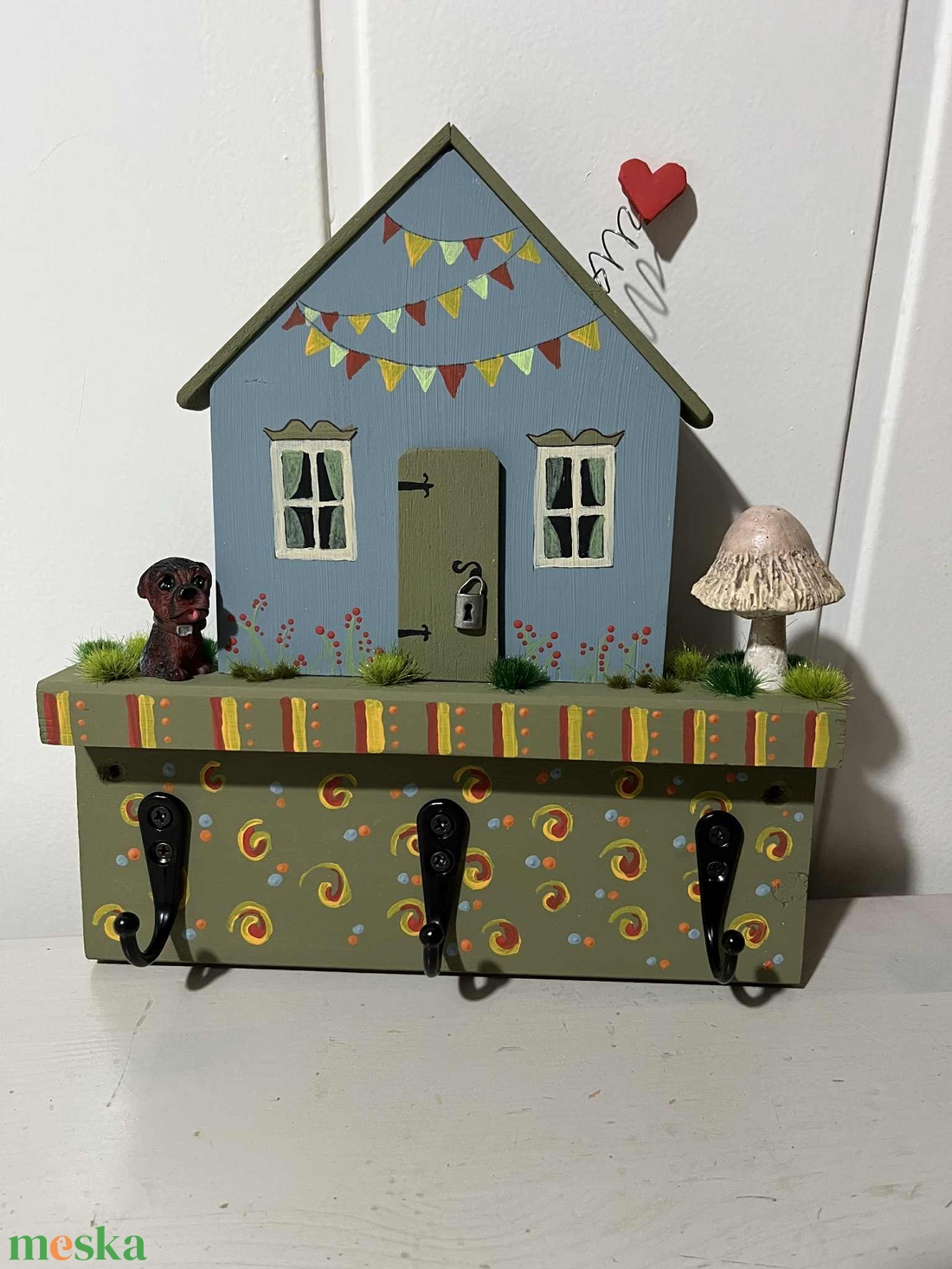 Fali fogas, újrahasznosított fából - otthon & életmód - bútor - fogas - Meska.hu