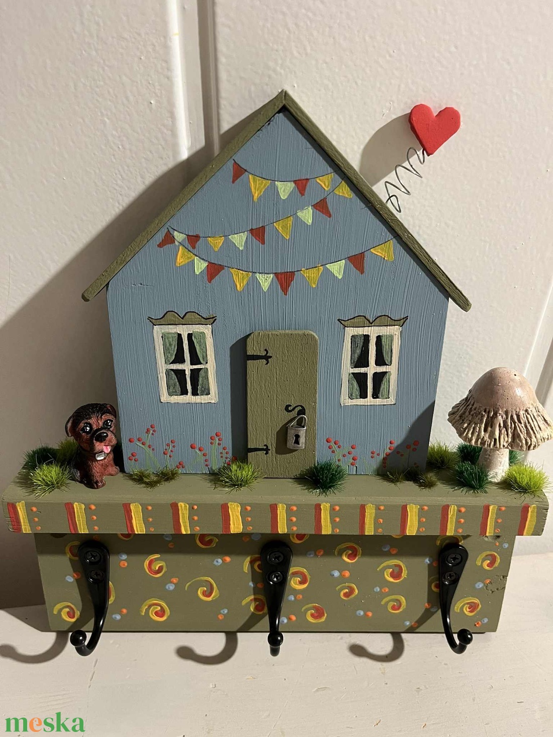 Fali fogas, újrahasznosított fából - otthon & életmód - bútor - fogas - Meska.hu