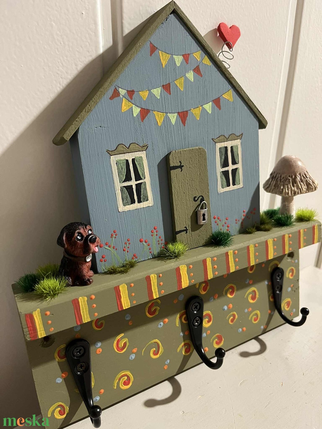 Fali fogas, újrahasznosított fából - otthon & életmód - bútor - fogas - Meska.hu