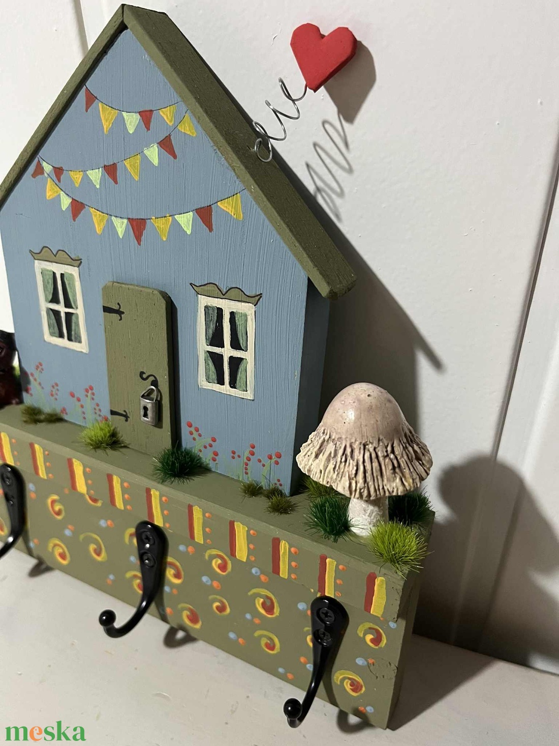 Fali fogas, újrahasznosított fából - otthon & életmód - bútor - fogas - Meska.hu