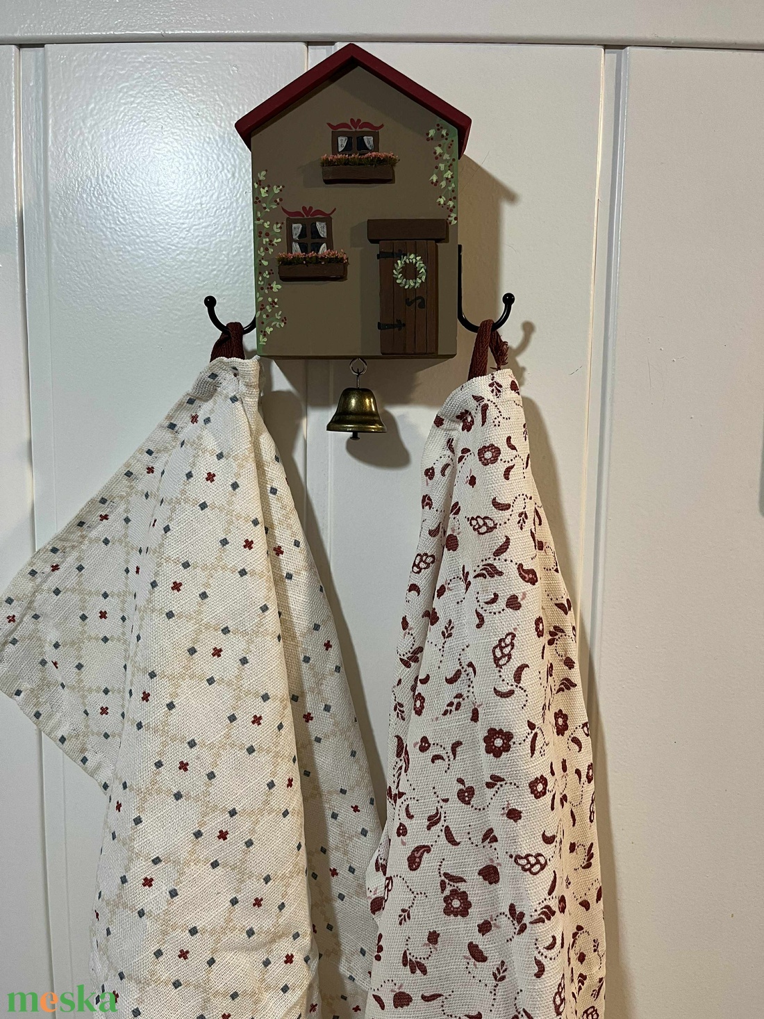 Fali kulcstartó, újrahasznosított fából - otthon & életmód - dekoráció - fali és függő dekoráció - fali kulcstartó - Meska.hu