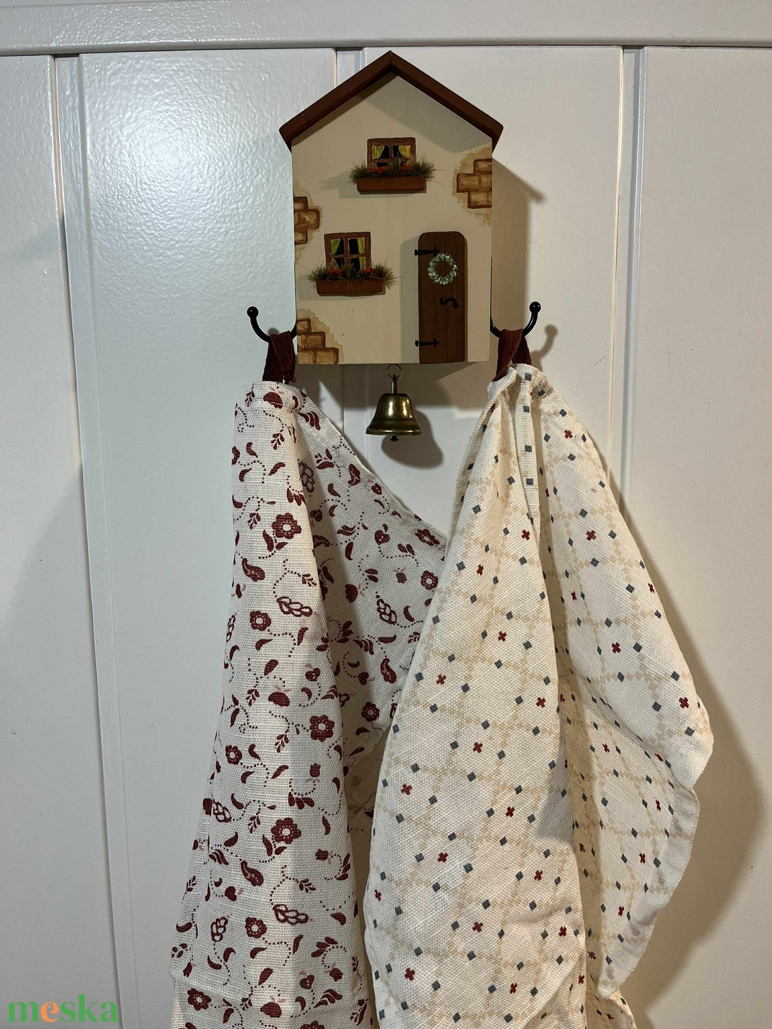 Fali kulcstartó, újrahasznosított fából - otthon & életmód - dekoráció - fali és függő dekoráció - fali kulcstartó - Meska.hu