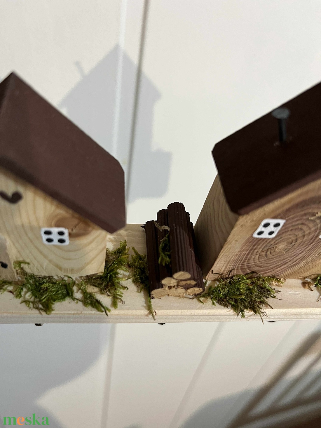 Fali kulcstartó, natúr, újrahasznosított fából - otthon & életmód - dekoráció - fali és függő dekoráció - fali kulcstartó - Meska.hu