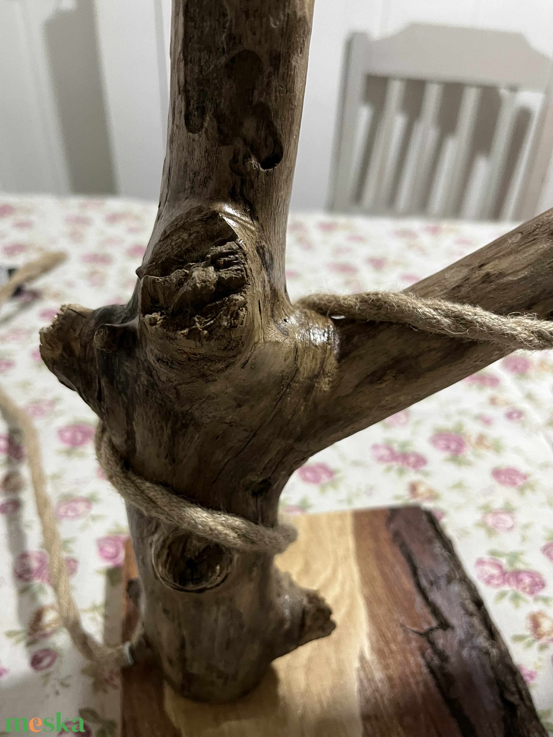 Uszadékfából készült, asztali hangulatlámpa - otthon & életmód - lámpa - hangulatlámpa - Meska.hu