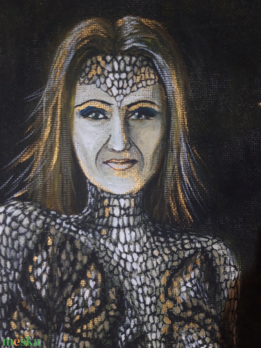 Kehely és Őrzője c.festmény - művészet - festmény - akvarell - Meska.hu