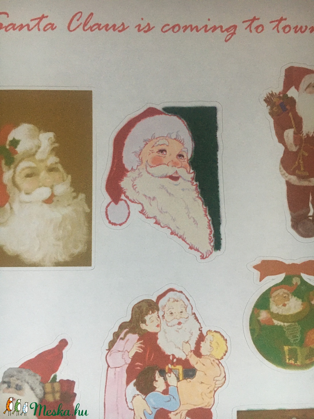 Nyomtatható Santa Claus/ Mikulás/Télapó Matricák Karácsonyi Matricák  Bullet Journal Matricák  Határidőnapló Matricák - otthon & lakás - dekoráció - Meska.hu