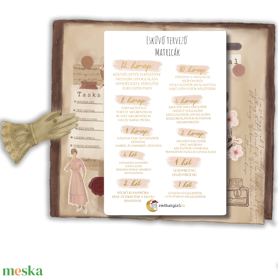 Esküvői tervező matricaív Bullet Journal Tervező Határidőnapló Matrica - otthon & lakás - papír írószer - matrica, matrica csomag - Meska.hu Esküvői tervező matricaív Bullet Journal Tervező Határidőnapló Matrica - otthon & lakás - papír írószer - matrica, matrica csomag - Meska.hu