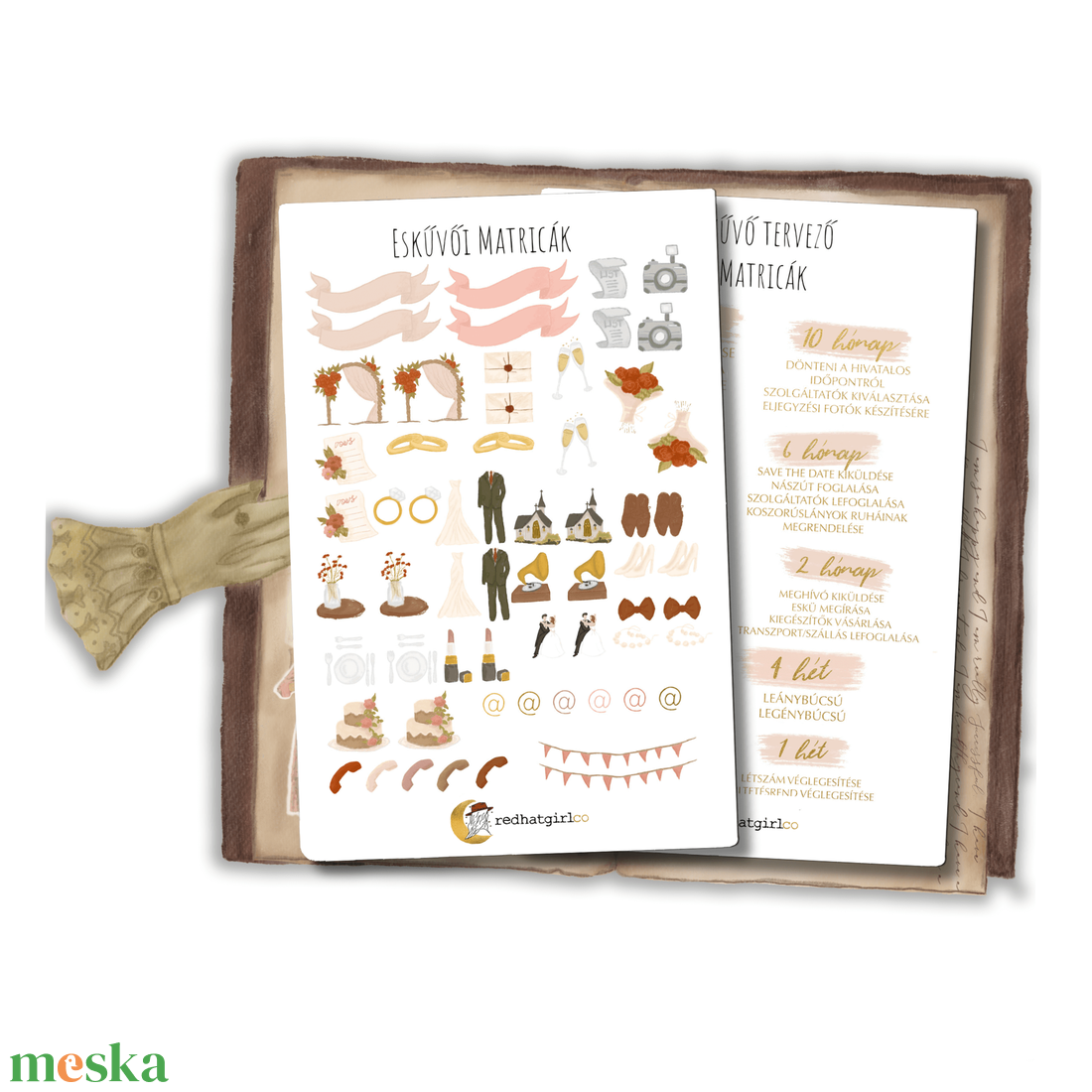 Esküvői tervező matricaív Bullet Journal Tervező Határidőnapló Matrica - otthon & lakás - papír írószer - matrica, matrica csomag - Meska.hu Esküvői tervező matricaív Bullet Journal Tervező Határidőnapló Matrica - otthon & lakás - papír írószer - matrica, matrica csomag - Meska.hu