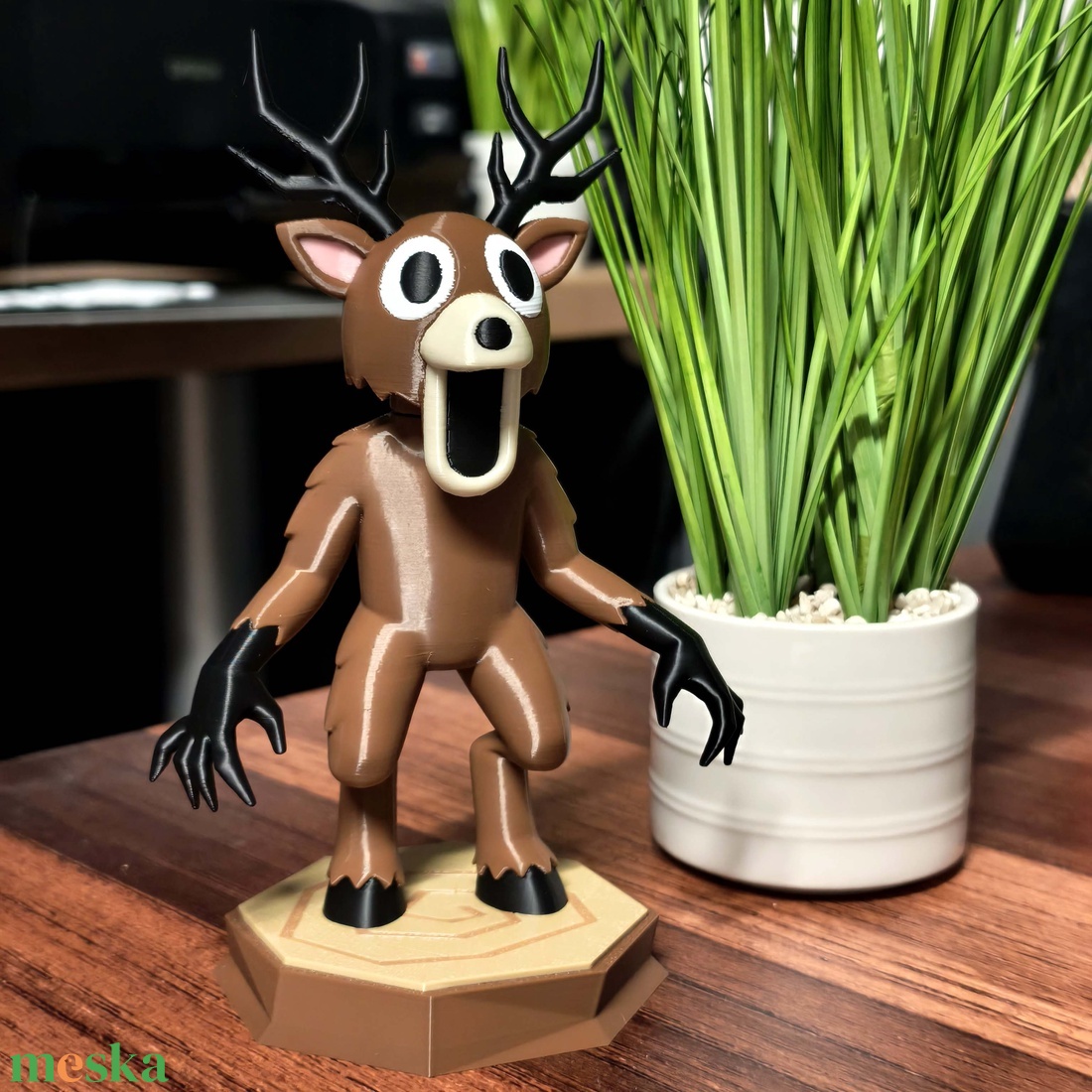 Szarvas figura 99 night in the forest (17cm) Karakteres Erdei Szellem - otthon & életmód - dekoráció - dekoratív figurák és szobrok - Meska.hu