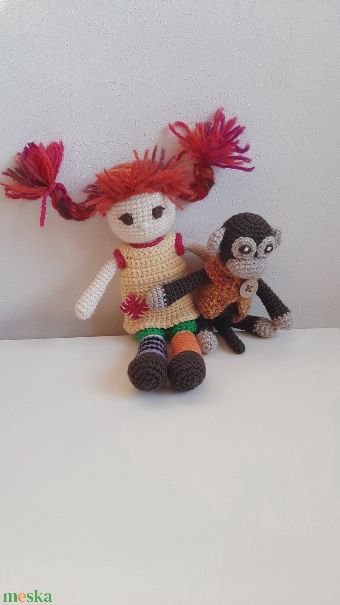 Harisnyás Pippi (Pipi Longstrom) és Nilsson úr - játék & sport - baba & babaház - baba - Meska.hu Harisnyás Pippi (Pipi Longstrom) és Nilsson úr - játék & sport - baba & babaház - baba - Meska.hu