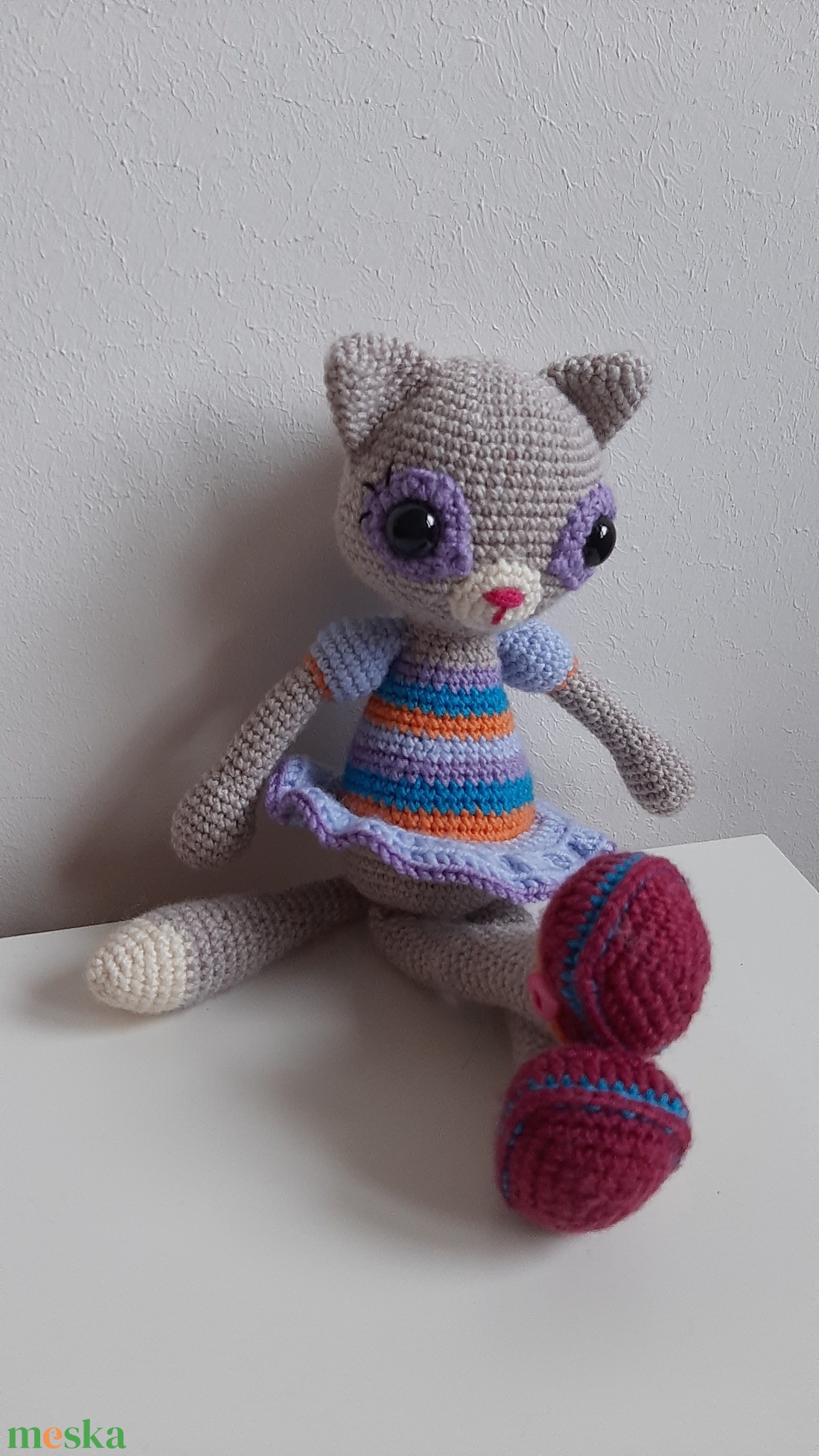 Luca cica - játék & sport - plüssállat & játékfigura - cica - Meska.hu