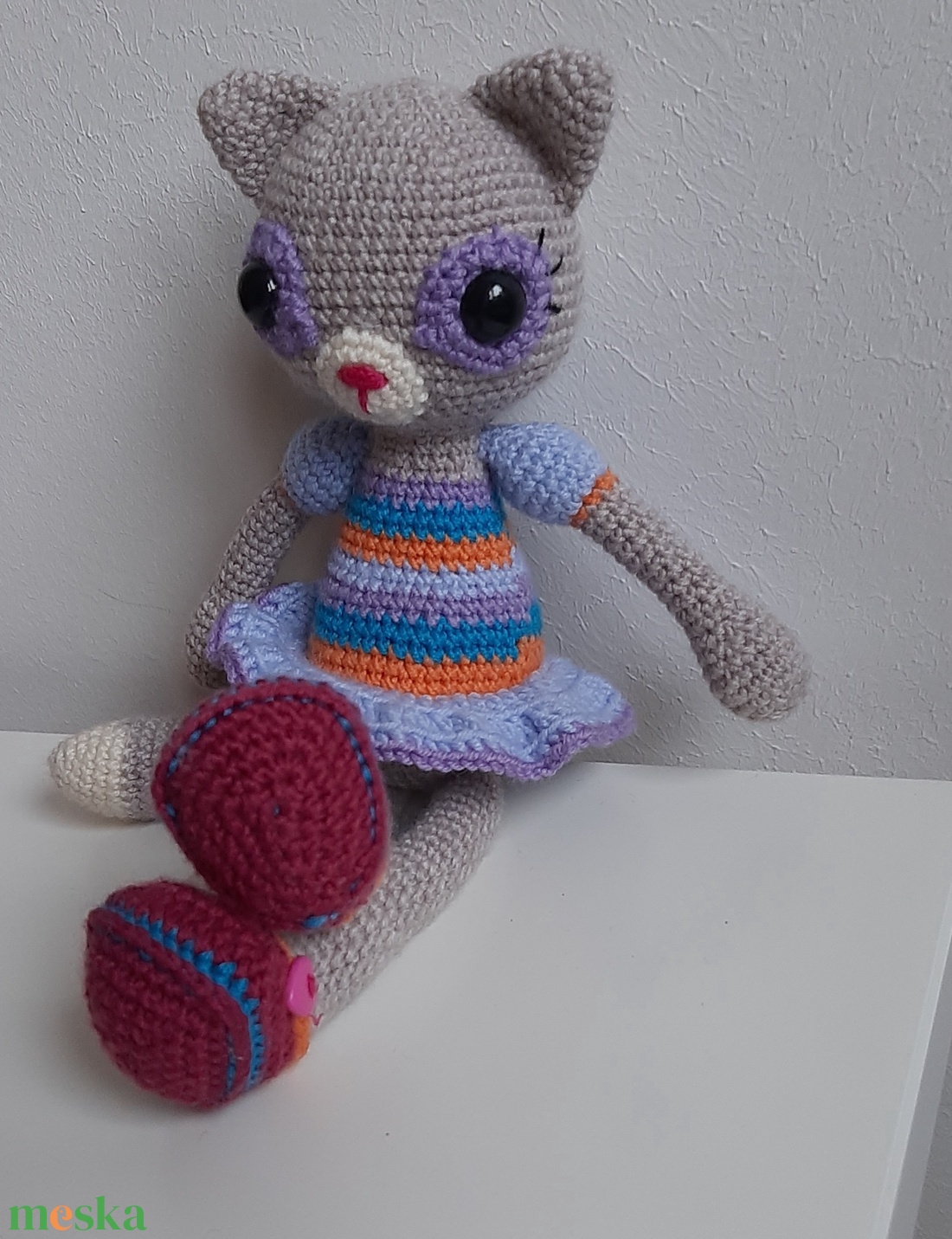 Luca cica - játék & sport - plüssállat & játékfigura - cica - Meska.hu