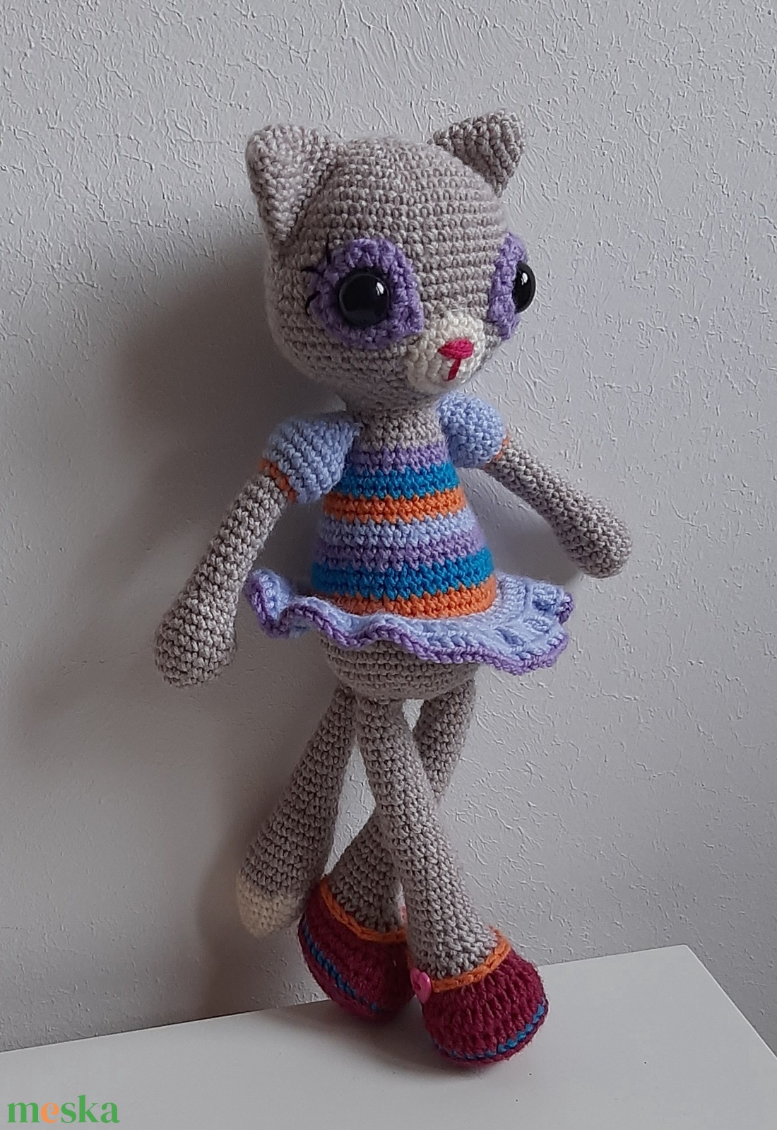 Luca cica - játék & sport - plüssállat & játékfigura - cica - Meska.hu