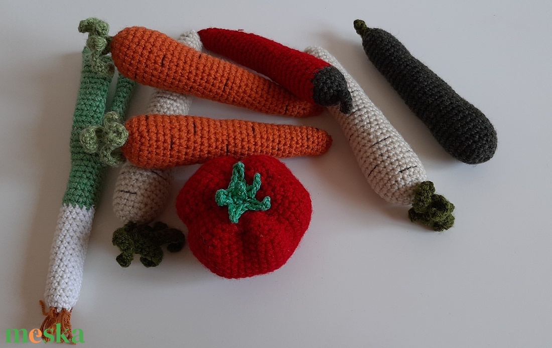 Zöldségek - játék & sport - plüssállat & játékfigura - plüss zöldség, gyümölcs - Meska.hu