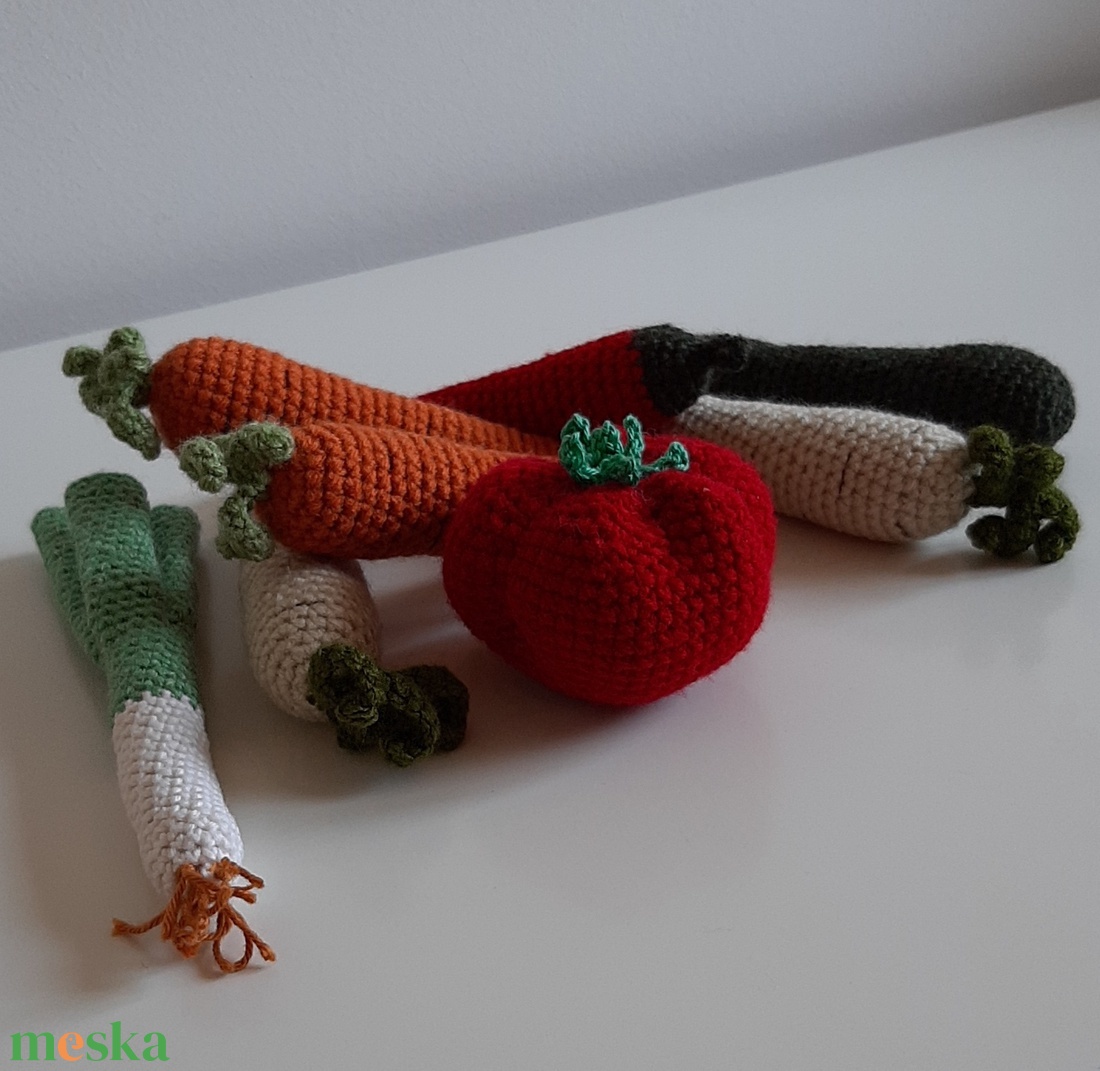 Zöldségek - játék & sport - plüssállat & játékfigura - plüss zöldség, gyümölcs - Meska.hu