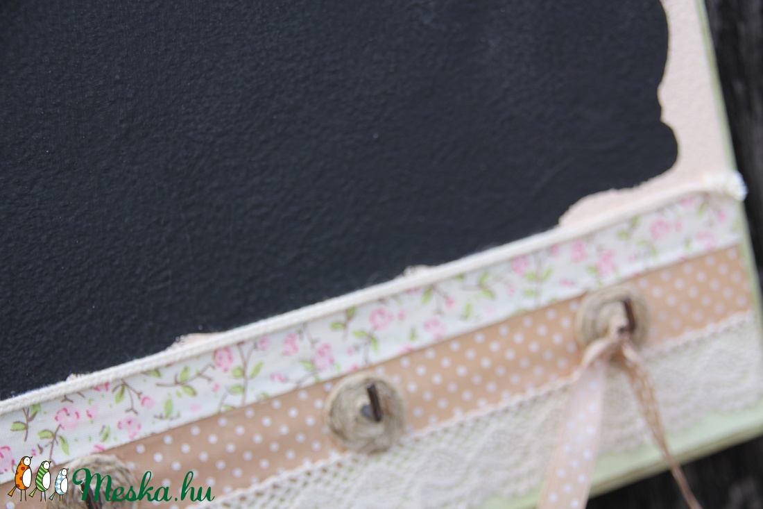 Üzenőtábla és kulcstartó, Home felirattal :-) -  - Meska.hu