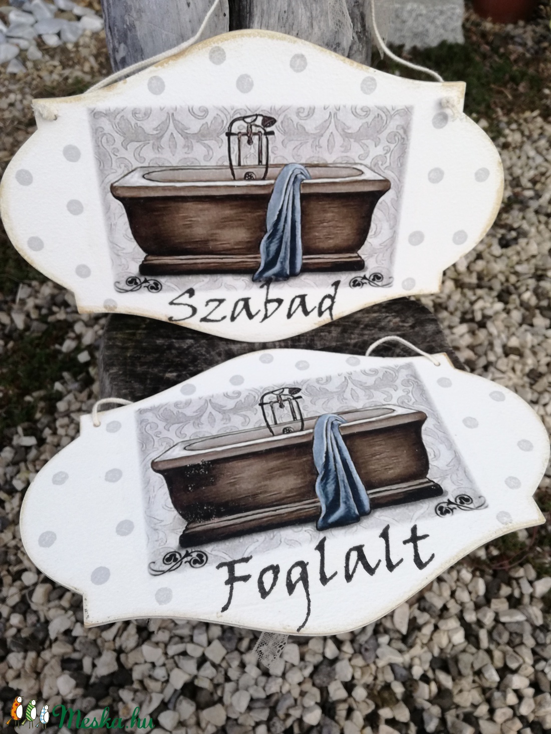 Fürdőszobai tábla szett, feliratozva, fotótranszferrel. :-) - otthon & életmód - fürdőszoba - fürdőszobai dekoráció - Meska.hu Fürdőszobai tábla szett, feliratozva, fotótranszferrel. :-) - otthon & életmód - fürdőszoba - fürdőszobai dekoráció - Meska.hu