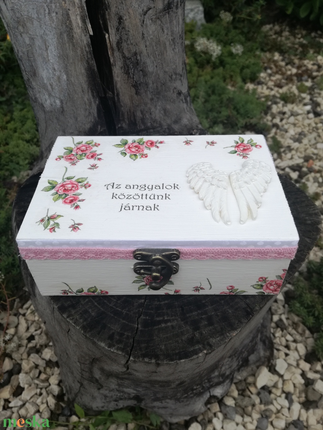 Angyalszárny - Feliratos, rózsás dobozka :-) - otthon & életmód - dekoráció - asztal és polc dekoráció - díszdoboz - Meska.hu Angyalszárny - Feliratos, rózsás dobozka :-) - otthon & életmód - dekoráció - asztal és polc dekoráció - díszdoboz - Meska.hu