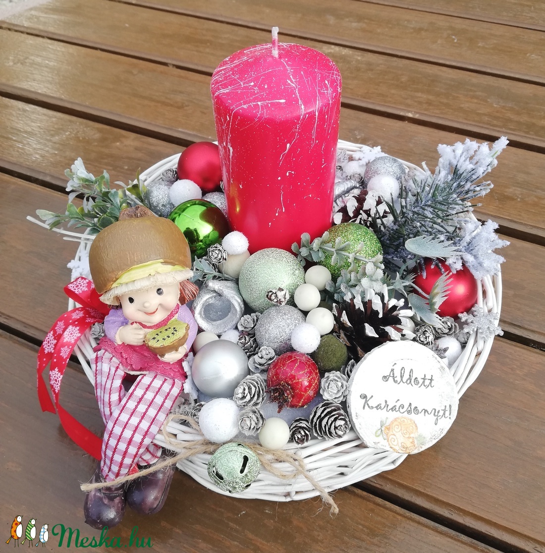 Téli asztaldísz, bájos kislánnyal. :-) - otthon & lakás - karácsony - karácsonyi lakásdekoráció - Meska.hu Téli asztaldísz, bájos kislánnyal. :-) - otthon & lakás - karácsony - karácsonyi lakásdekoráció - Meska.hu
