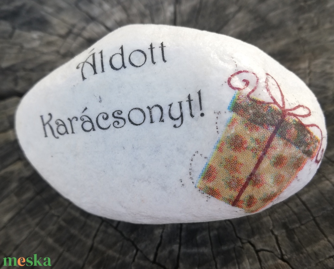 Karácsonyi kavicsok. :-) - otthon & életmód - dekoráció - kép & falikép - kavics kép - Meska.hu Karácsonyi kavicsok. :-) - otthon & életmód - dekoráció - kép & falikép - kavics kép - Meska.hu