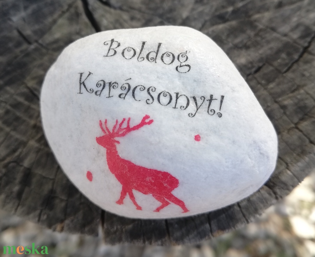 Karácsonyi kavicsok. :-) - otthon & életmód - dekoráció - kép & falikép - kavics kép - Meska.hu Karácsonyi kavicsok. :-) - otthon & életmód - dekoráció - kép & falikép - kavics kép - Meska.hu