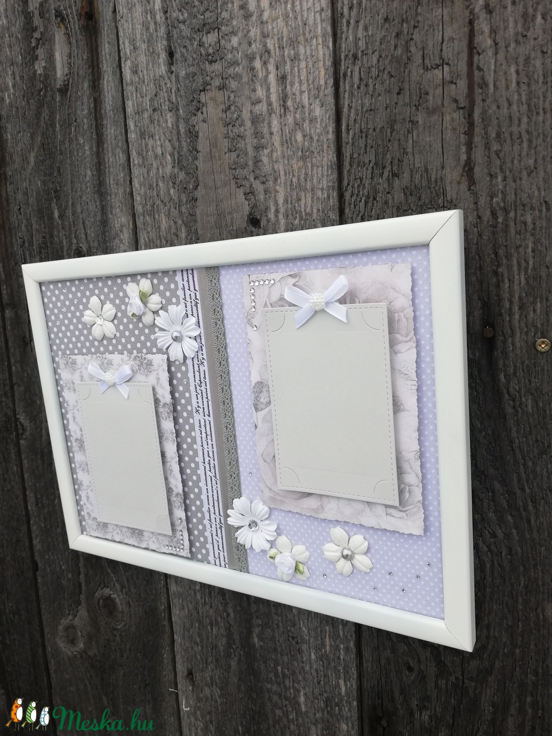 Fali fotótartó, Shabby stílusban. :-) - otthon & életmód - dekoráció - fali és függő dekoráció - falra akasztható dekor - Meska.hu Fali fotótartó, Shabby stílusban. :-) - otthon & életmód - dekoráció - fali és függő dekoráció - falra akasztható dekor - Meska.hu