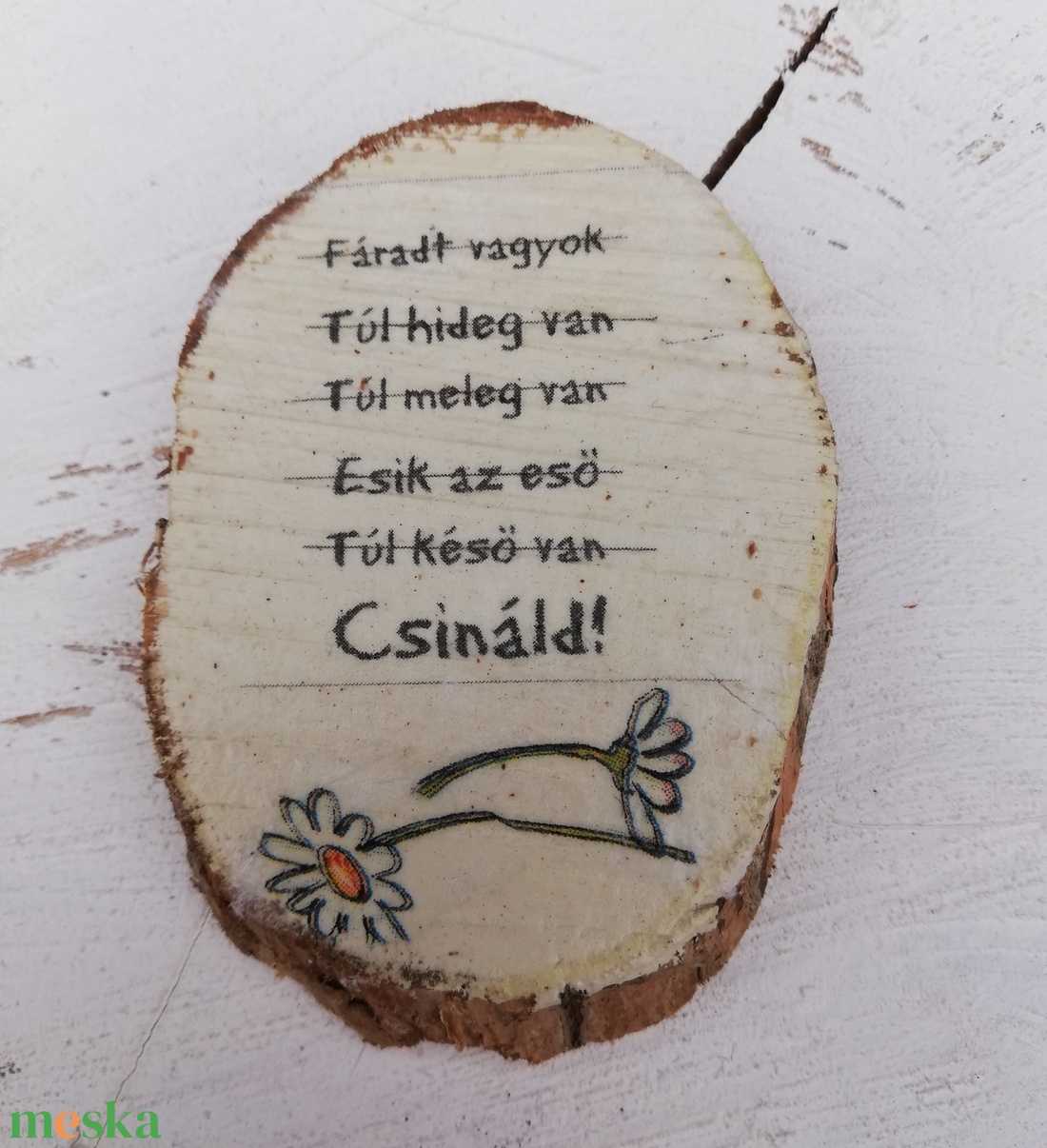 Csináld!-hűtőmágnes. :-)  - otthon & életmód - konyhafelszerelés, tálalás - konyhai dekoráció - hűtőmágnes - Meska.hu