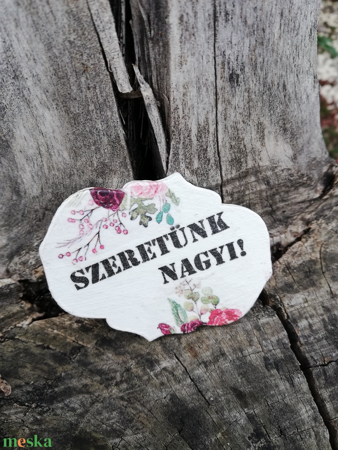 Szeretünk Nagyi hűtőmágnesek. :-)  - otthon & életmód - konyhafelszerelés, tálalás - konyhai dekoráció - hűtőmágnes - Meska.hu