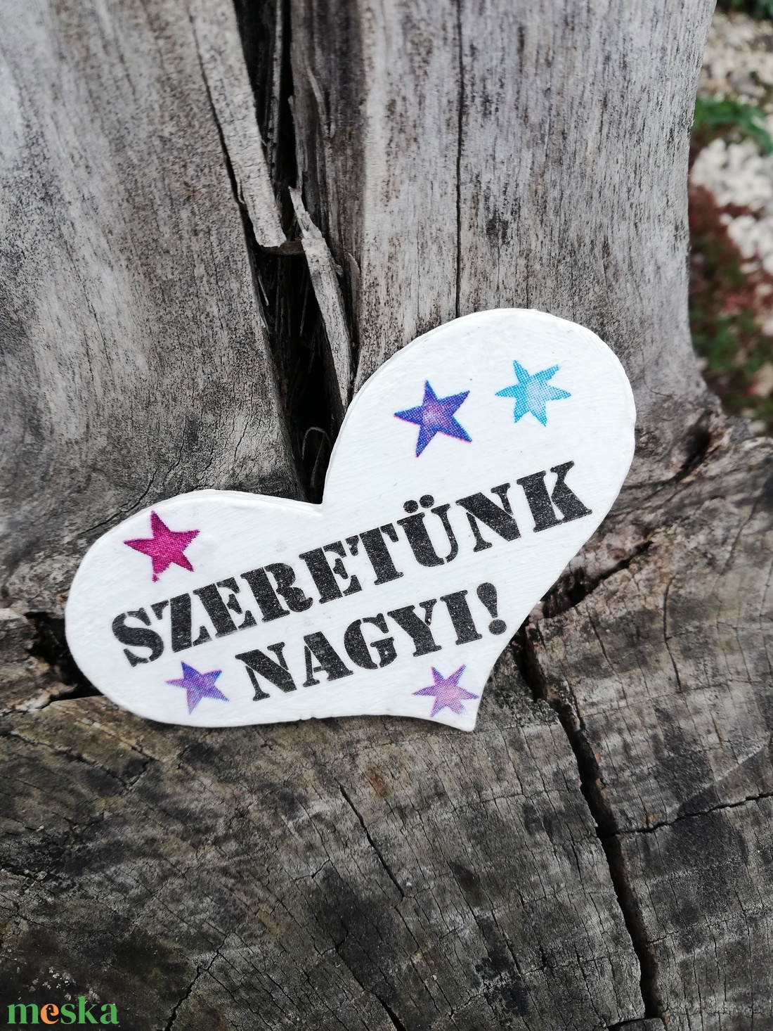 Szeretünk Nagyi hűtőmágnesek. :-)  - otthon & életmód - konyhafelszerelés, tálalás - konyhai dekoráció - hűtőmágnes - Meska.hu