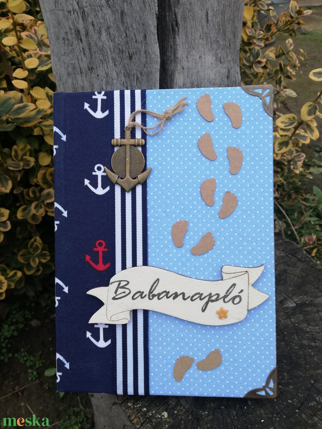 Feliratos babanapló, tengerész stílusban. :-) - otthon & életmód - papír, írószer - babanapló - Meska.hu Feliratos babanapló, tengerész stílusban. :-) - otthon & életmód - papír, írószer - babanapló - Meska.hu