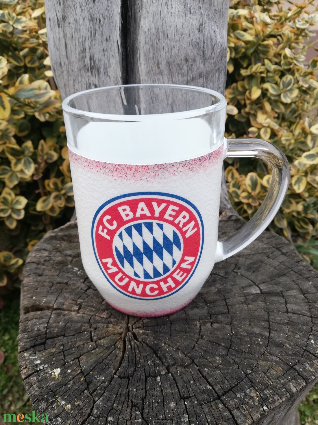 Bayern München sörös korsó, névreszóló, névnapi felirattal. :-) - otthon & életmód - konyhafelszerelés, tálalás - tálalás - sörös pohár és korsó - Meska.hu